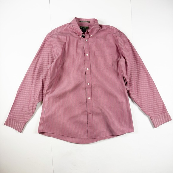 Eddie Bauer Other - Eddie Bauer Men's Wrinkle Resistant Relaxed Fit Button Down Shirt Large